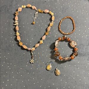 Chic Multicolor Necklace Set